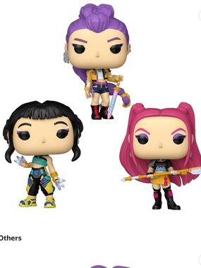 Pop Anime K-Pop Demon Hunters Trio Set: Rumi, Mira, Zoey